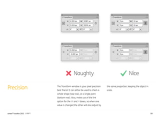 Pixel Perfect Precision (how to do your design clean and neat) | PDF