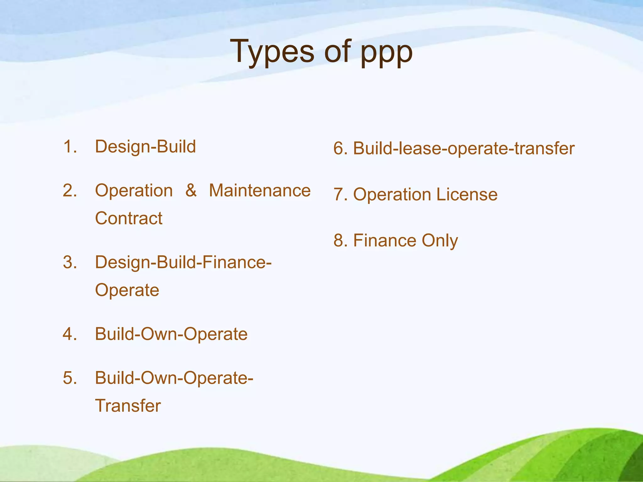 Private public partnership (ppp) | PPTX