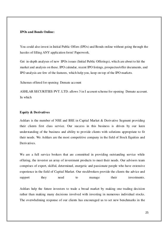 awareness of online trading and comparative analysis between differe broker market analysis form