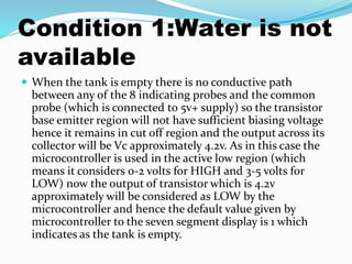 Ppt on water level indicator | PPTX