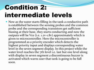 Ppt on water level indicator | PPTX