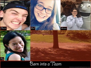 Born into aTeam
Charlie ArianaMe!
Lily
Photo by Charles Leeds Photo by Zannah Leeds Photo by Ariana Mercado
Photo by Zannah Leeds
http://vienna-wv.com/portal/2014/06/02/signi?cant-trees-in-vienna/
 