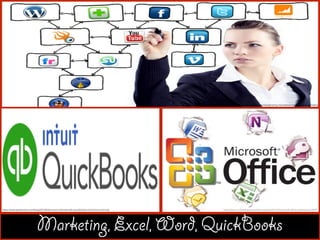 !
!
!
!
!
!
!
!
!
!
Marketing, Excel, Word, QuickBooks
https://2acc1-downloads.phpnuke.org/en/c63172/microsoft-of?ce-professional-2007https://www.getharvest.com/blog/2014/04/connect-harvest-with-quickbooks-online-for-invoicing/
http://www.hrzone.com/blogs/business-startup-strategy-startup-businesses/growing-importance-social-media-marketing
 