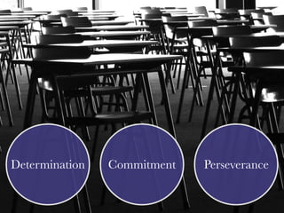 Determination Commitment Perseverance
 
