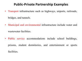 Public-Private Partnerships | PPTX