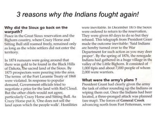 3 reasons why the Indians fought again! 