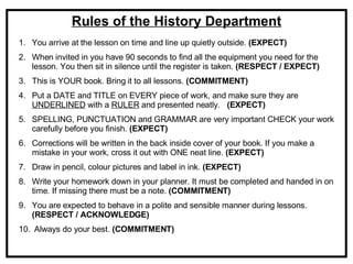 Rules of the History Department ,[object Object],[object Object],[object Object],[object Object],[object Object],[object Object],[object Object],[object Object],[object Object],[object Object]