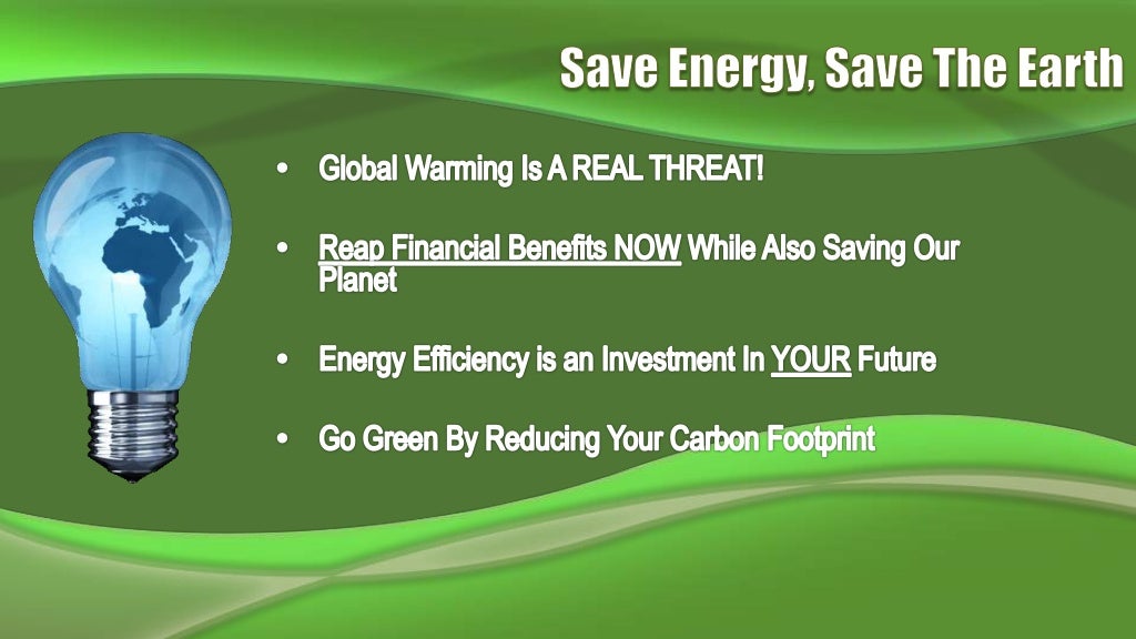 Energy saving presentation