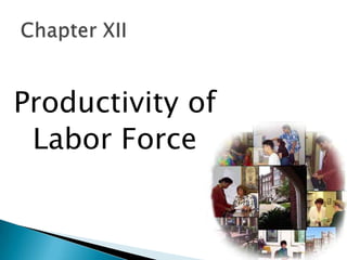 Productivity of
 Labor Force
 