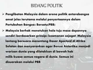 Penglibatan malaysia dalam pbb