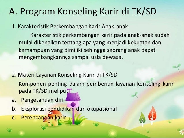 Power Point Program Konseling Karir Sd Smp Sma