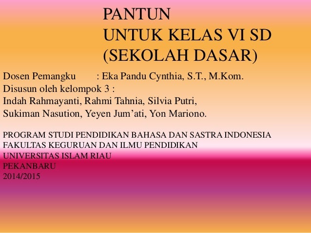 Pp pantun