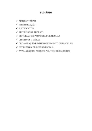 PPP do Ens. Fundamental