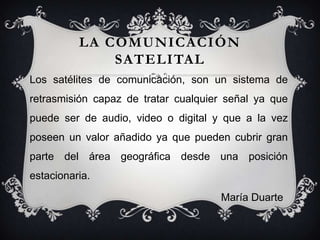 Ppp educación satelital | PPT