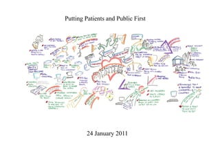 Putting Patients and Public First




        24 January 2011
 