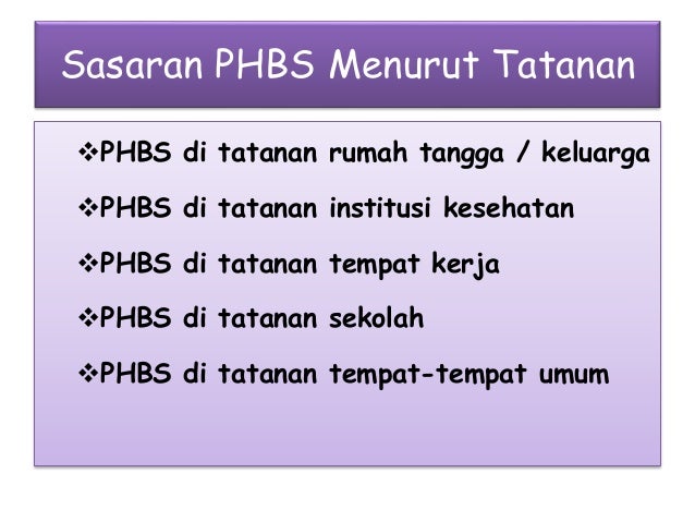 Power Point PHBS
