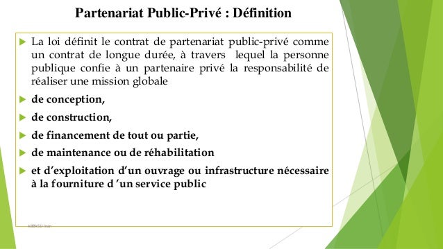 Le Service Public Marocain Et Le Partenariat Public Prive