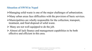 Ppp in management of solid waste at municipal11 | PPTX