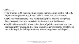 Ppp in management of solid waste at municipal11 | PPTX