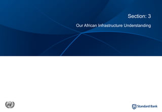 Private and confidential
Section: 3
Our African Infrastructure Understanding
 