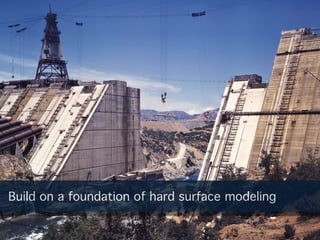 Build on a foundation of hard surface modeling
 