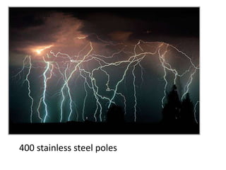 400 stainless steel poles