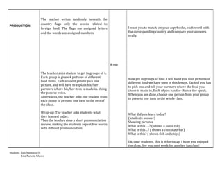 PPP Lesson Plan Methodology Luis Sanhueza-Lina Pamela Añazco | DOC