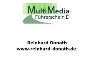 Reinhard Donath www.reinhard-donath.de  
