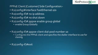 PPPoE Server & Client Configuration | PPTX