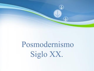Powerpoint Templates Posmodernismo Siglo XX.  