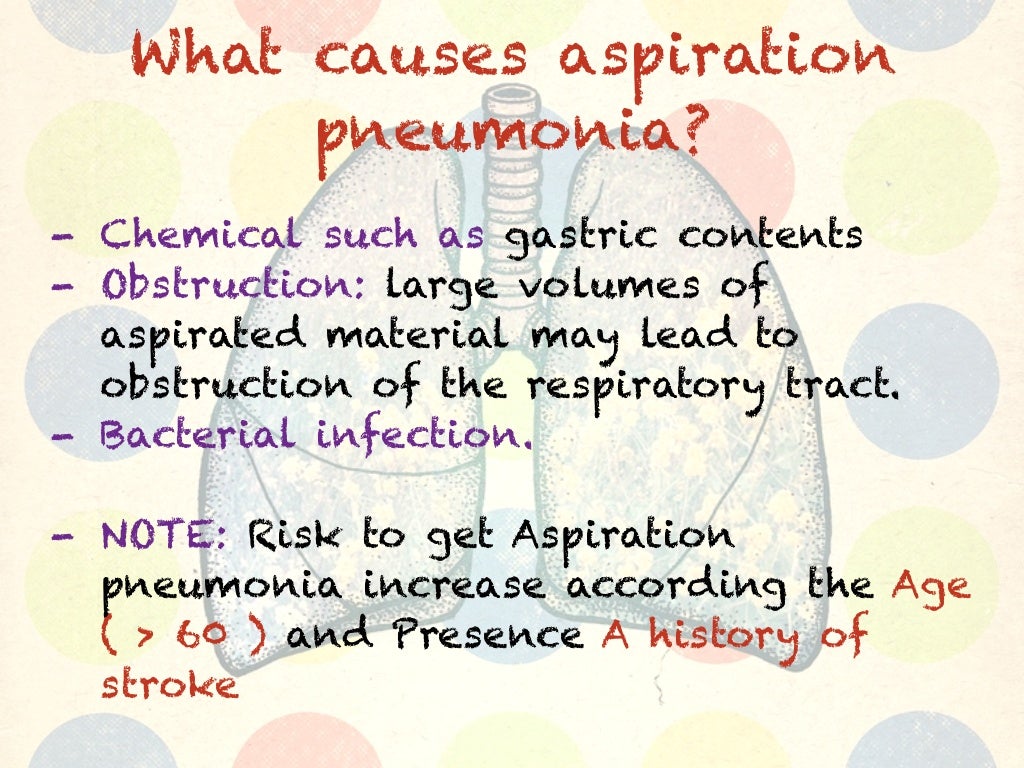 case study of aspiration pneumonia