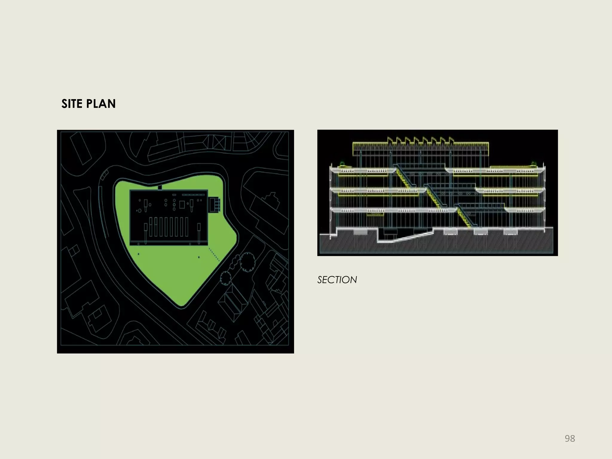 SITE PLAN
SECTION
98
 