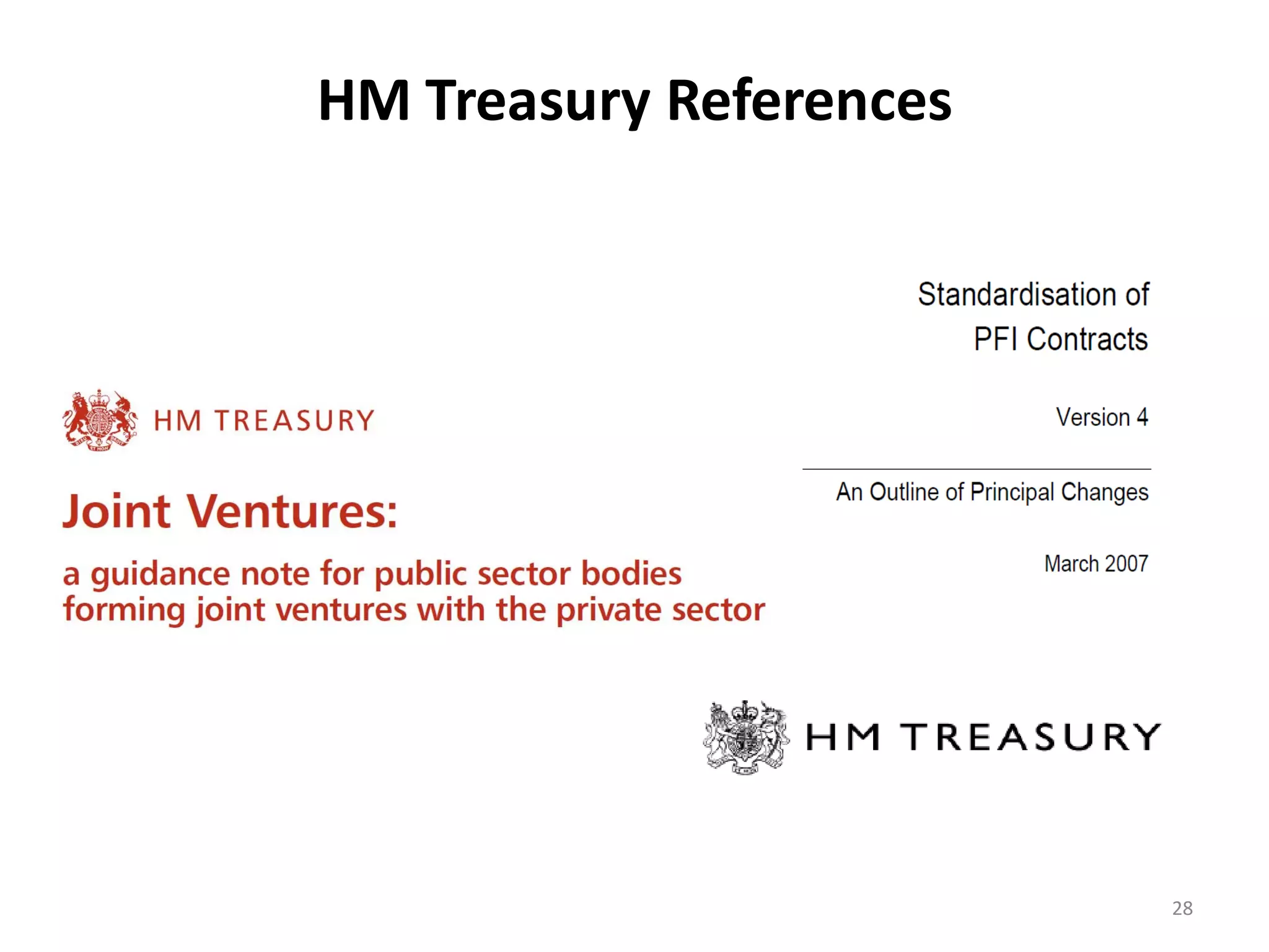 HM Treasury References




                         28
 