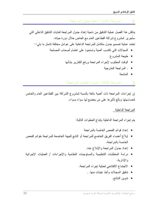 31
2: ‫الثانية‬ ‫المرحلة‬‫المراجعة‬ ‫جدول‬ ‫إعداد‬





3: ‫الثالثة‬ ‫المرحلة‬‫إجراء‬‫المراجعة‬ ‫عمليات‬





.

 