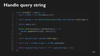 119
Handle query string
 