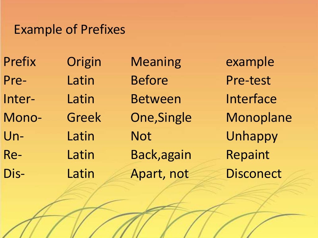 Affixes examples. Префикс pre. Origin of the prefix. Borrowed prefixes. Latin suffixes in English.