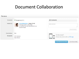 Document Collaboration
 