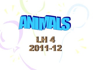 ANIMALS LH 4  2011-12 