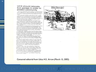 Censored editorial from Utica H.S.  Arrow  (March 15, 2002) 