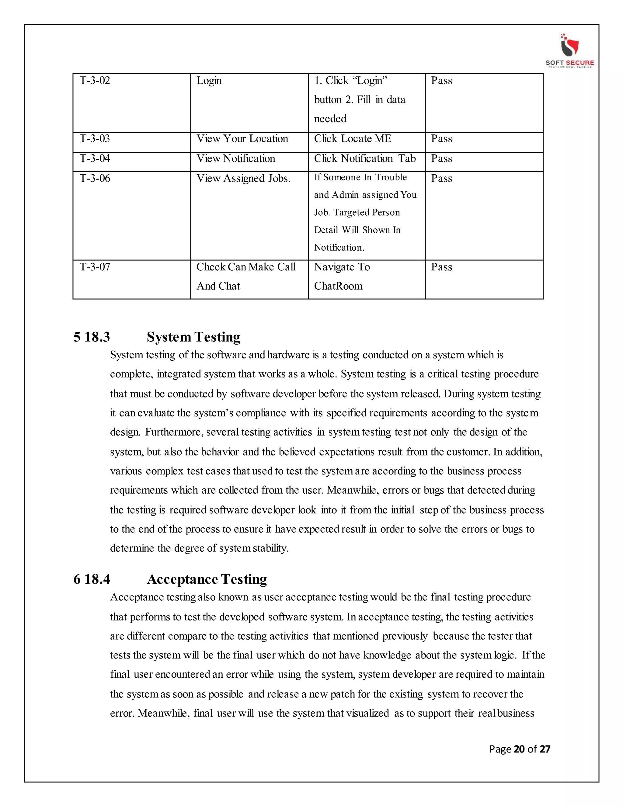 Mobile/Web App Development Project Report