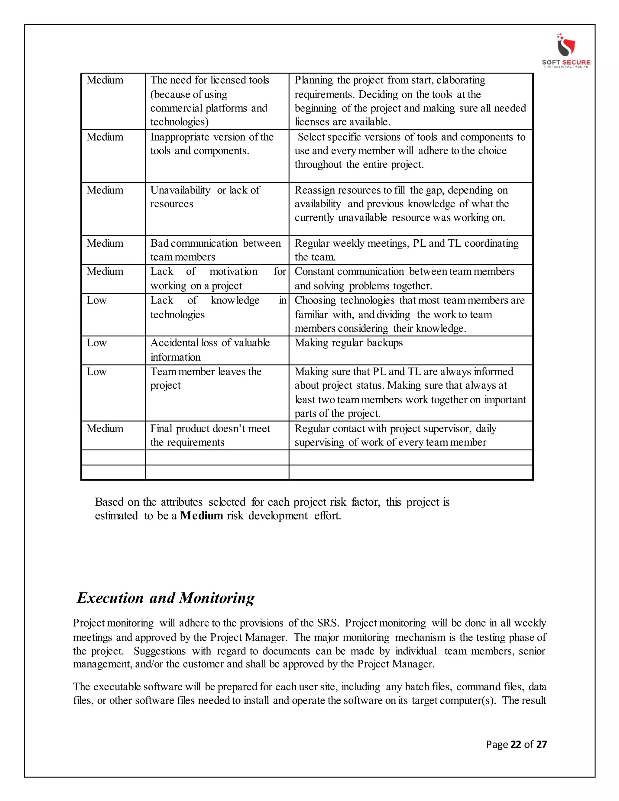 Mobile/Web App Development Project Report