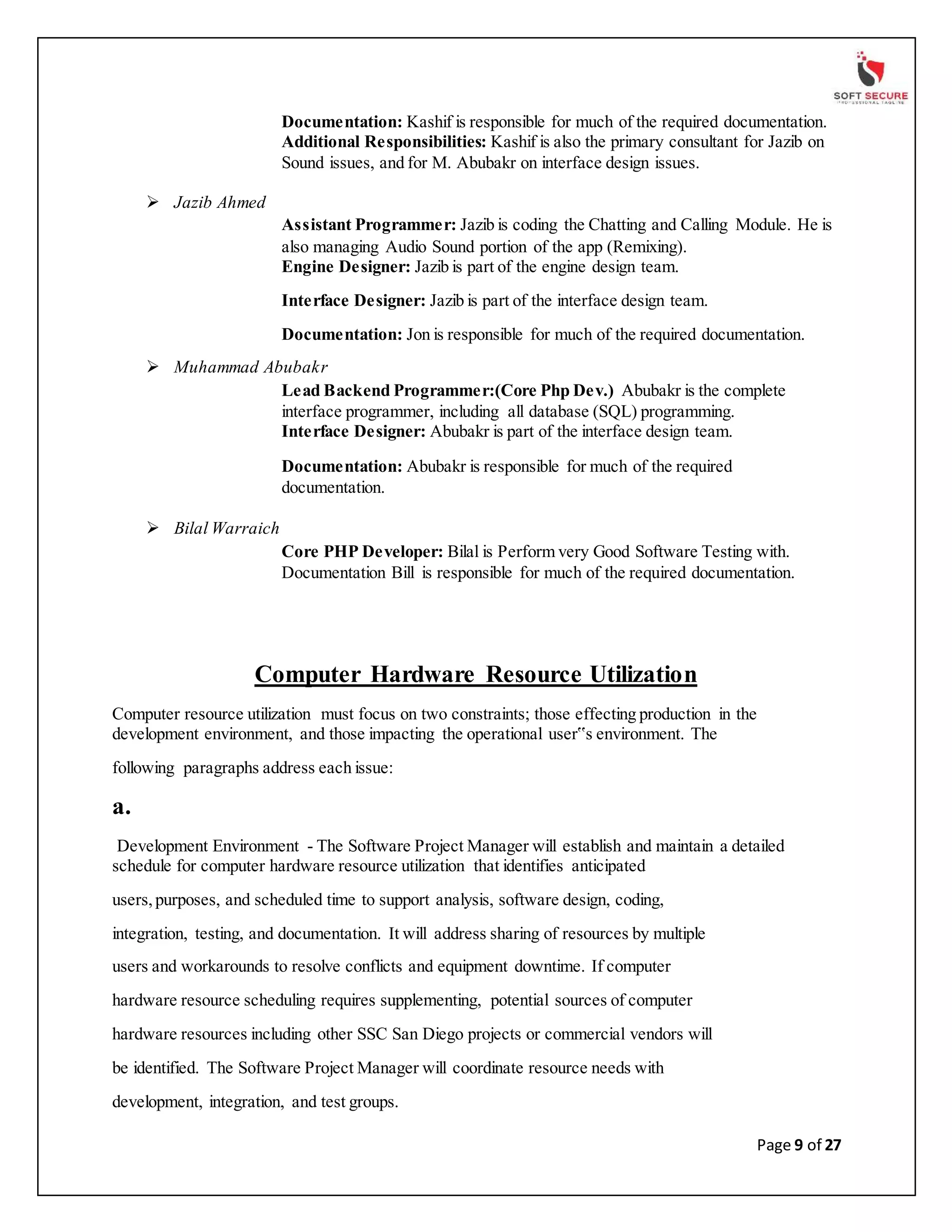 Mobile/Web App Development Project Report