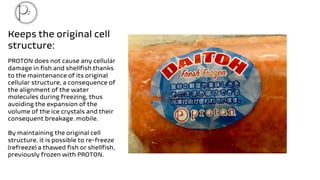 PROTON magnetic freezing of seafood products | PDF