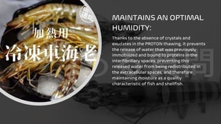 PROTON magnetic freezing of seafood products | PDF