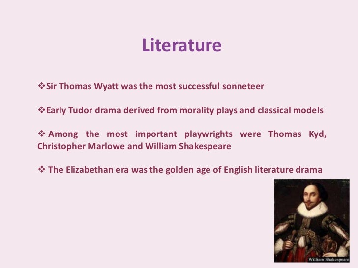 tudor literature