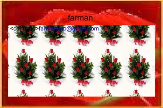 Muhammad farman. Farman. 