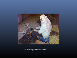 Recycling of brass metal 
 