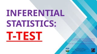 Powerpoint resentation on T-test 2025.pptx