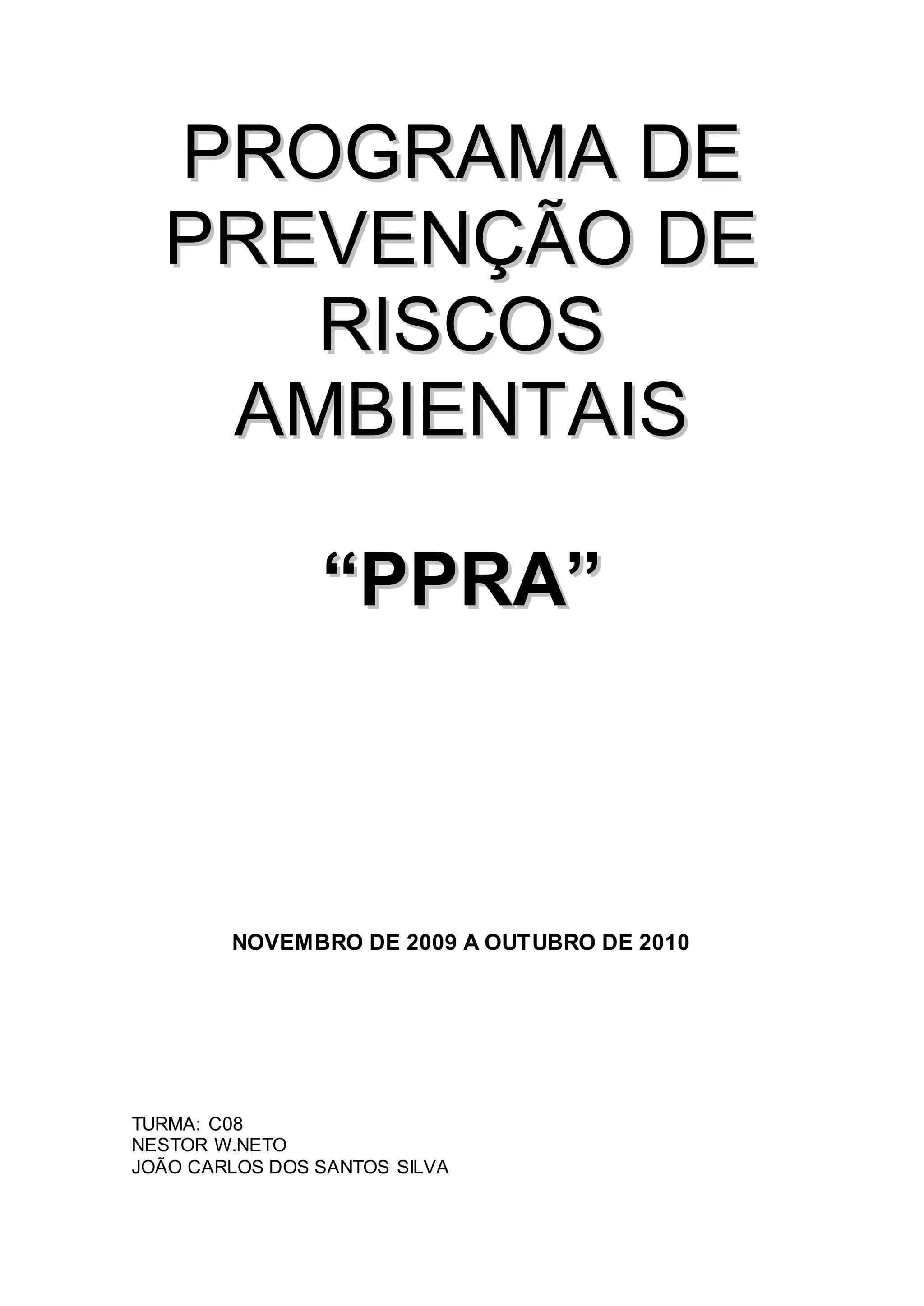 Ppra Forms.pdf Modelo de PPRA | PDF