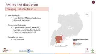 Spatio-temporal analysis of peste des petits ruminants in Uganda